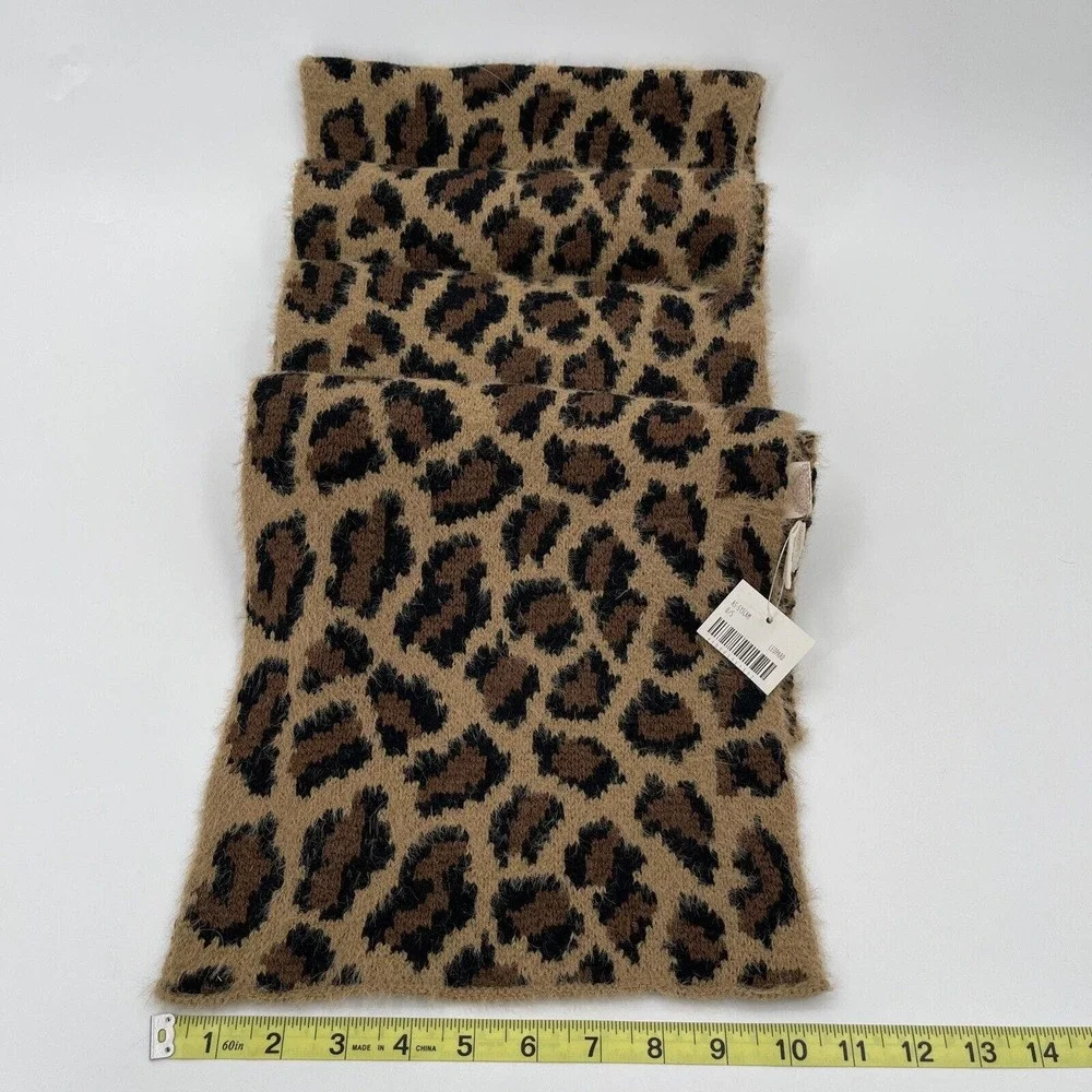 Altar'd‎ State Scarf One Size Leopard 10 x 74